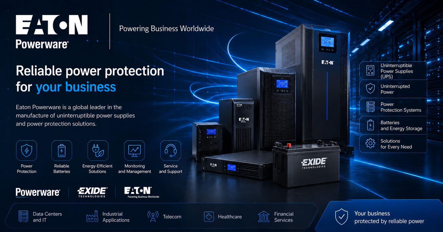 Eaton Powerware — UPS and power protection systems